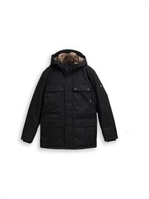 Übergangsjacke mit aufgesetzten Taschen black