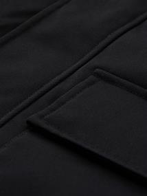 Übergangsjacke mit aufgesetzten Taschen black