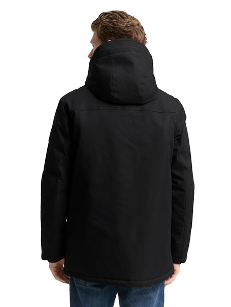 Übergangsjacke mit aufgesetzten Taschen black