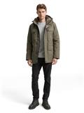 Übergangsjacke mit aufgesetzten Taschen smokey olive green