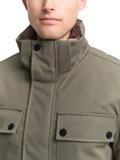 Übergangsjacke mit aufgesetzten Taschen smokey olive green