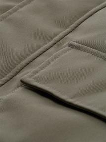 Übergangsjacke mit aufgesetzten Taschen smokey olive green