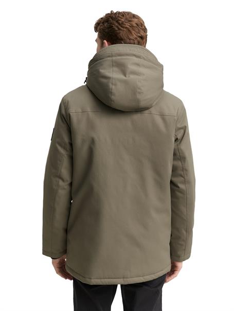 Übergangsjacke mit aufgesetzten Taschen smokey olive green